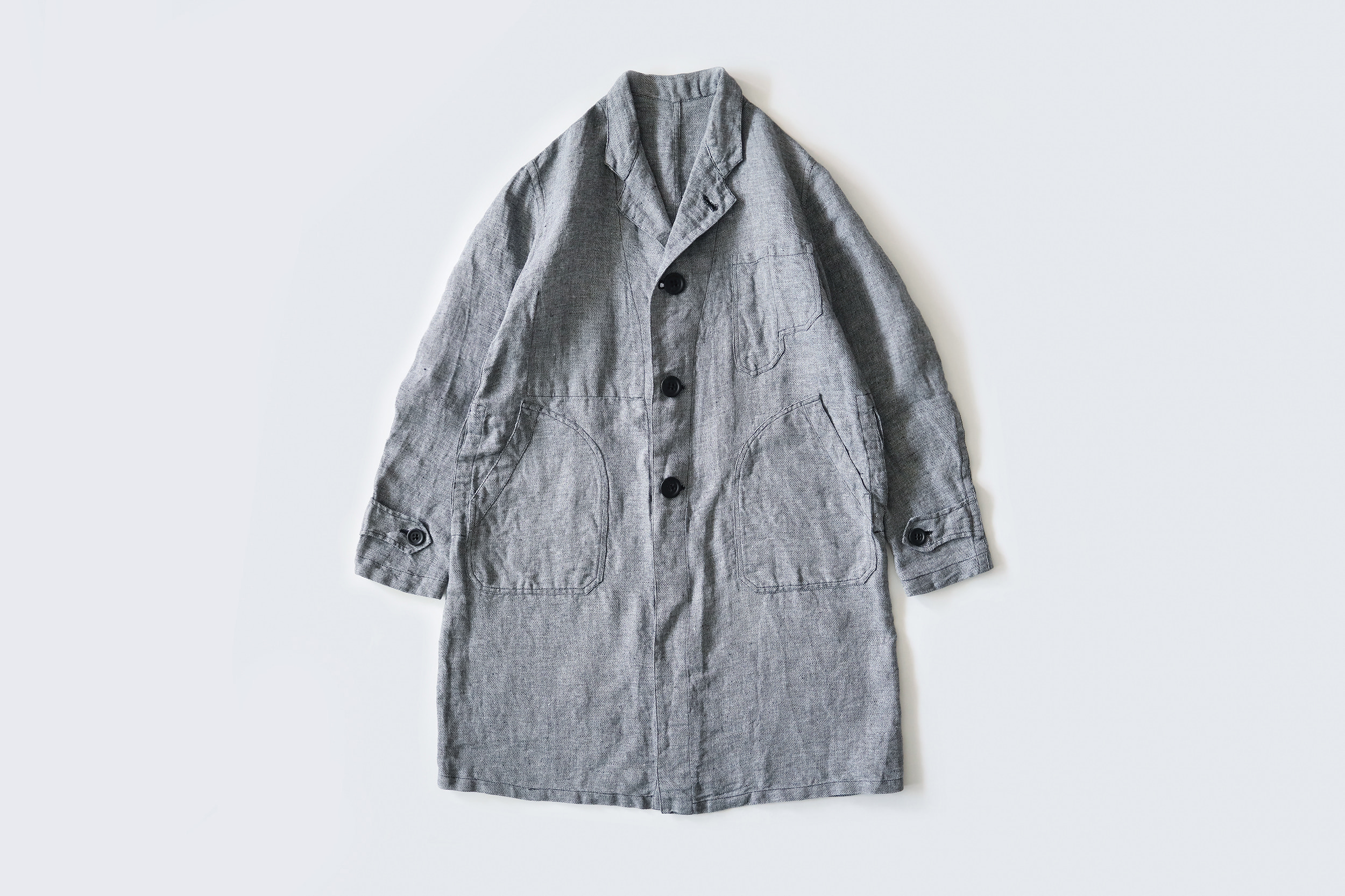 GEOFFREY B.SMALL  1940&#039;s  French Atelier Long Work Jacket