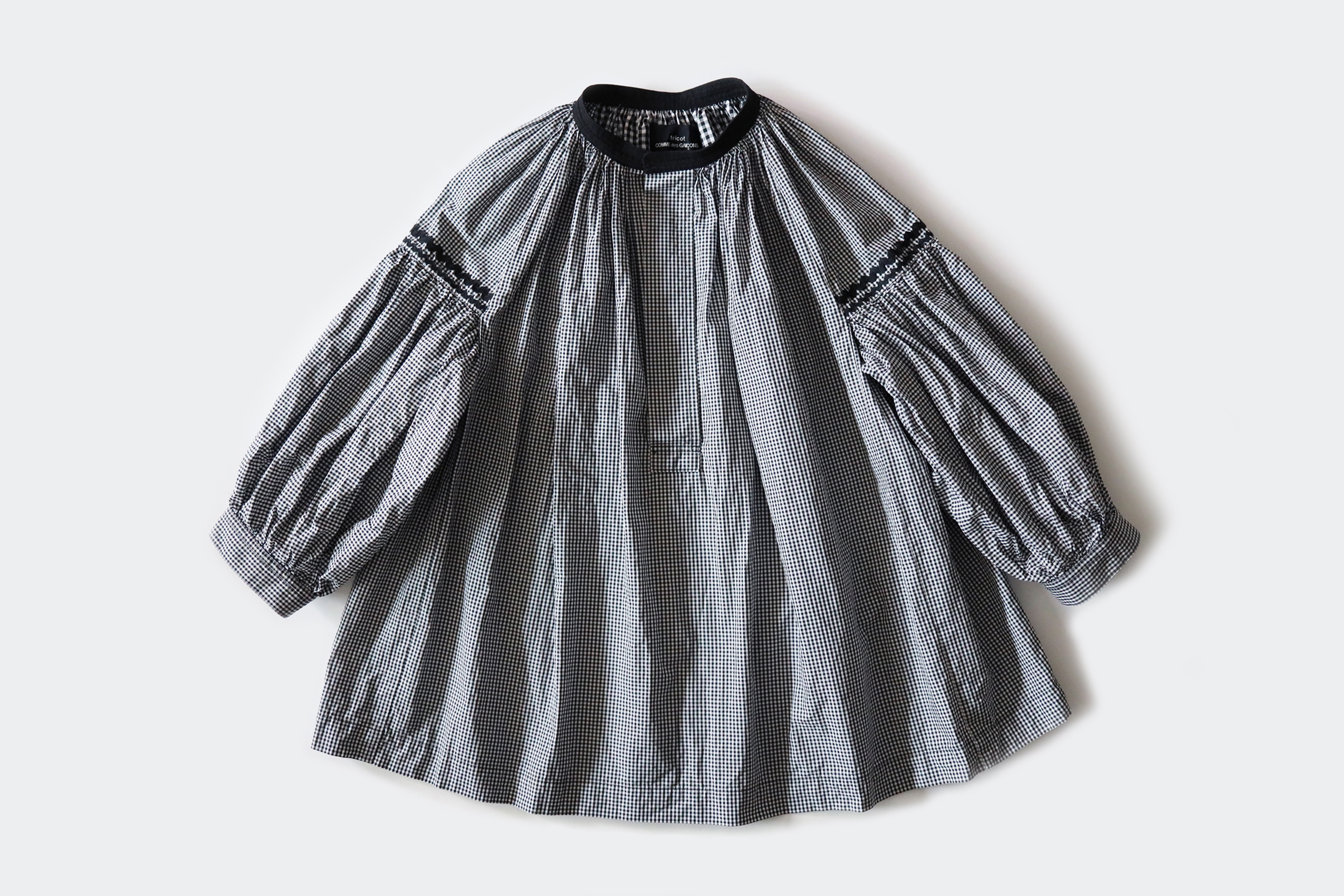 tricot COMME des GARÇONS  Cotton check blouse